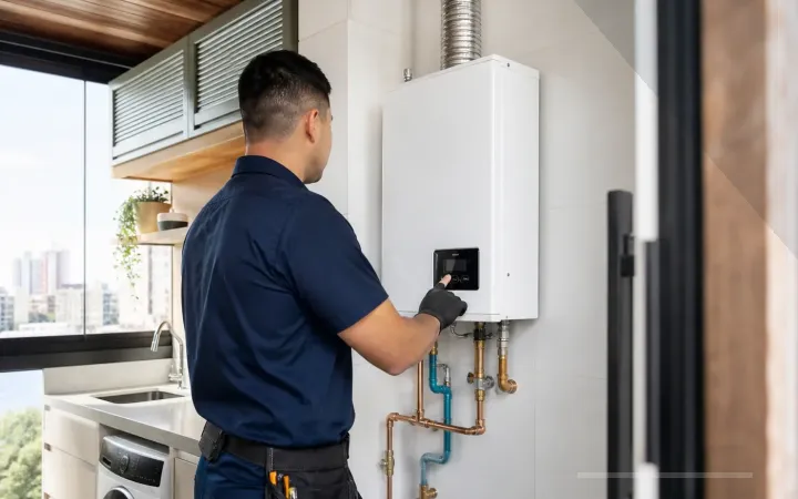 Manutenção Corretiva de Aquecedor a Gás