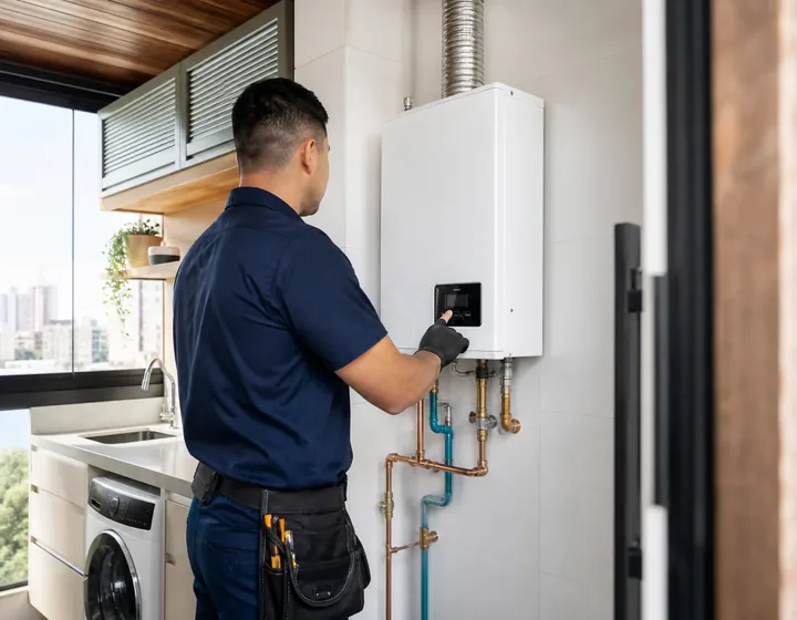 Instalação de Aquecedor a Gás